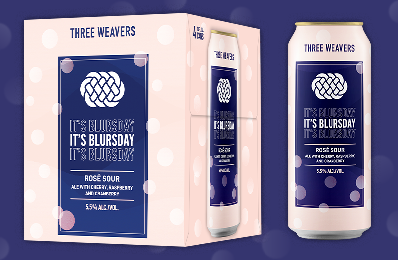 Three Weavers Releases It’s Blursday Rosé Sour